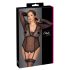 Cottelli Curves - body transparent (noir) - 2XL