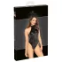 Noir - body brillant à col halter (noir)
