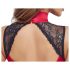 Cottelli - Body en dentelle avec collier (rouge)