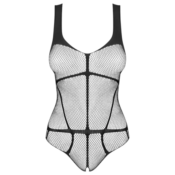 Obsessive - body résille transparent ouvert - noir - S-L