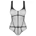 Obsessive - body résille transparent ouvert - noir - S-L