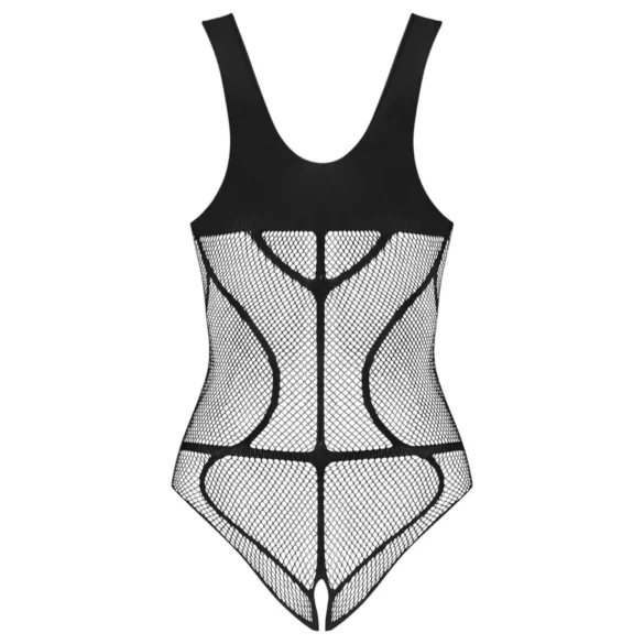 Obsessive - body résille transparent ouvert - noir - S-L