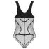 Obsessive - body résille transparent ouvert - noir - S-L