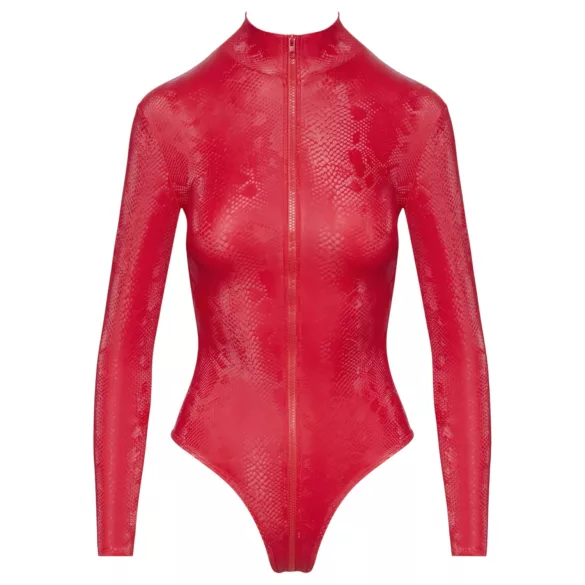 Cottelli - body femme effet serpent rouge