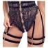 Cottelli - body sexy ouvert à bretelles - noir