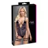 Cottelli - body sexy ouvert à bretelles - noir - L
