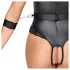 Cottelli Bondage - body ouvert seins nus - noir