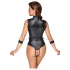 Cottelli Bondage - body ouvert seins nus - noir - L