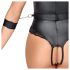 Cottelli Bondage - Body à seins ouverts éblouissants (noir) - L
