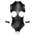 Cottelli Bondage - body ouvert seins nus - noir - L
