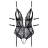 Cottelli Bondage - body ouvert en dentelle - noir