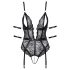 Cottelli Bondage - Body en dentelle ouvert (noir) - L