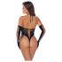 Cottelli - Body avec gants (noir) - S-L