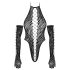 Cottelli - Body avec gants (noir) - S-L