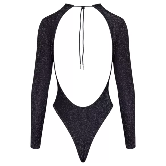 Cottelli - Body dos ouvert scintillant (noir)