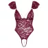 Cottelli - body en dentelle avec perles - rouge