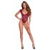 Cottelli - body en dentelle avec perles - rouge - L