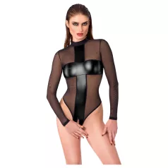Noir - Body transparent croisé (noir) - M