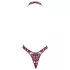 Noir Kink Royal - body transparent - rouge - M