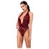 Noir Kink Royal - body transparent (rouge) - L