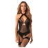 Obsessive - Body transparent effet brillant - noir