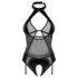 Obsessive - Body transparent effet brillant - noir