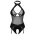 Obsessive - Body transparent effet brillant - noir