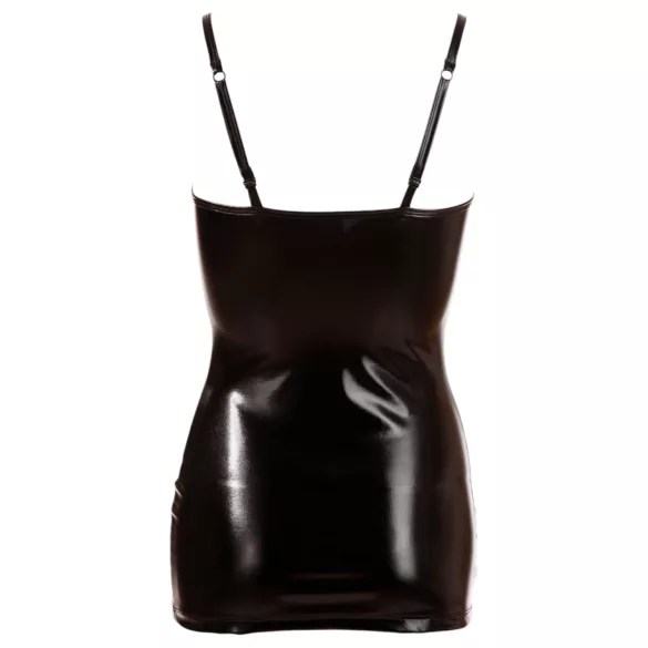 Cottelli - Robe moulante brillante à lacets - noir