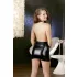 Cottelli - Robe sexy avec col tour de cou - noir - M