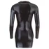 Cottelli - Robe courte manches longues - effet brillant - noir - L
