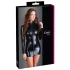 Cottelli - Robe courte manches longues - effet brillant - noir - XL