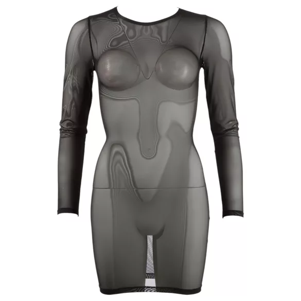 Cottelli - robe transparente - noir - L