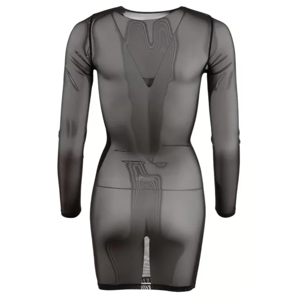 Cottelli - robe transparente - noir - XL