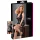 Cottelli - Robe grande taille femme - effet brillant et dentelle - noir