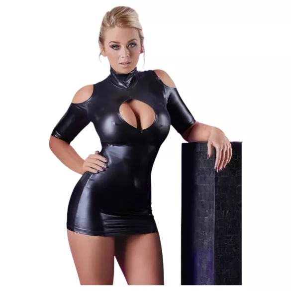 Cottelli - robe de soirée épaules dénudées - noir - L