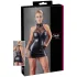 Cottelli - robe courte brillante à dentelle col tour de cou - noir - XL