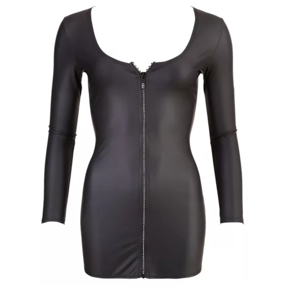 Cottelli - robe de soirée femme - fermeture éclair strass - noir