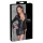 Cottelli Bondage - Robe effet brillant avec liens - noir