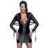 Cottelli Bondage - Robe effet brillant avec liens - noir - L
