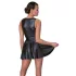 Cottelli - robe plissée sexy - ceinture incluse - noir