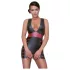 Cottelli Party - Robe moulante rayée (noir-rouge) - XL