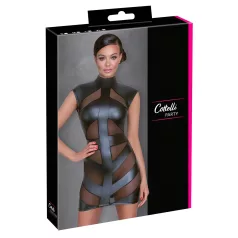 Cottelli - robe moulante brillante - noir