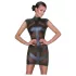 Cottelli - robe moulante brillante - noir