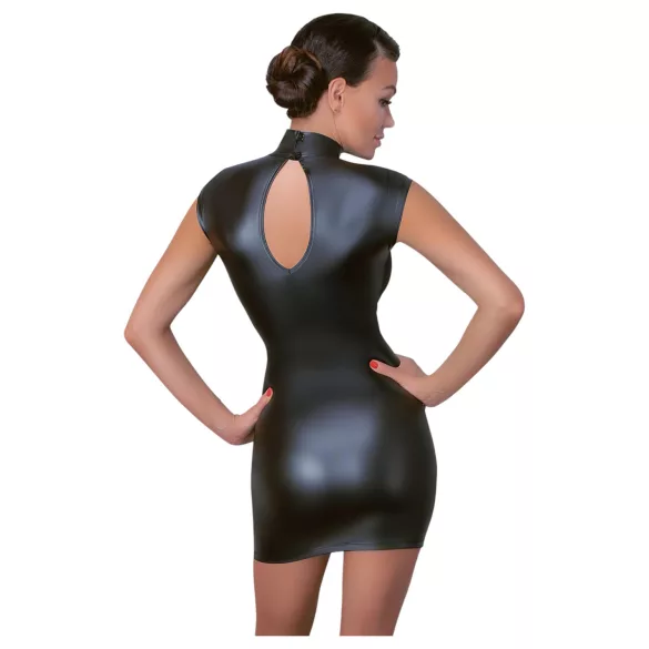 Cottelli - robe moulante brillante - noir