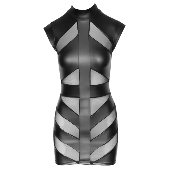 Cottelli - robe moulante brillante - noir