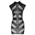 Cottelli - robe moulante brillante - noir