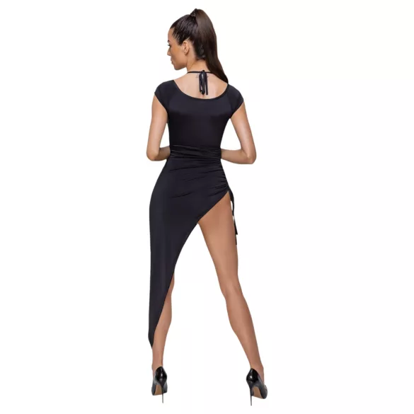 Cottelli Party - robe asymétrique avec anneau - noir