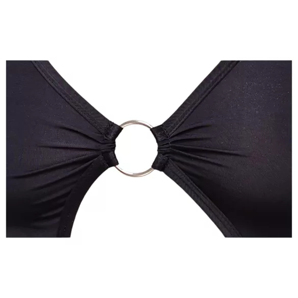 Cottelli Party - robe asymétrique avec anneau - noir