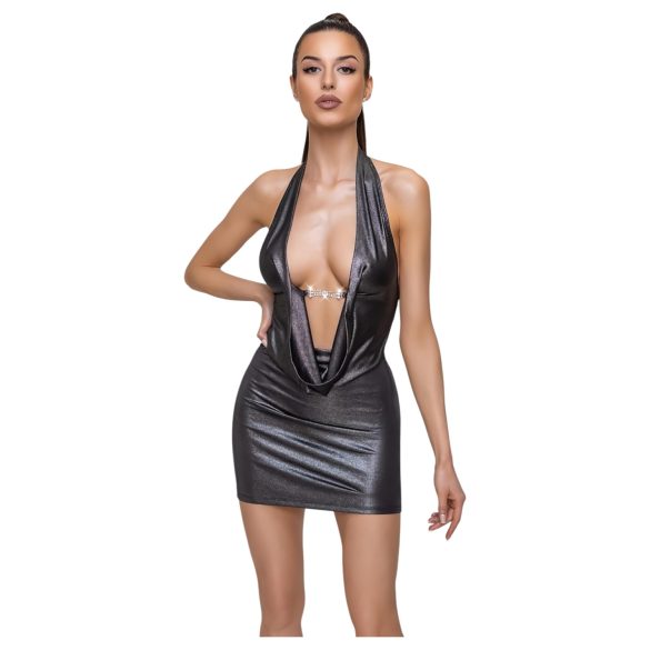 Cottelli Party - robe tour de cou sexy - argent - XL