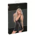 Noir - robe courte moulante effet serpent - noir